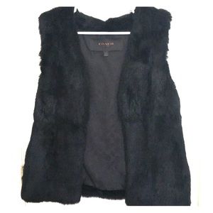 Coach Fur Vest